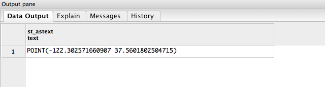 Query Latitude and Longitude